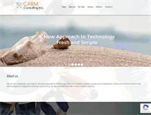 Tablet Screenshot of carmconsulting.com